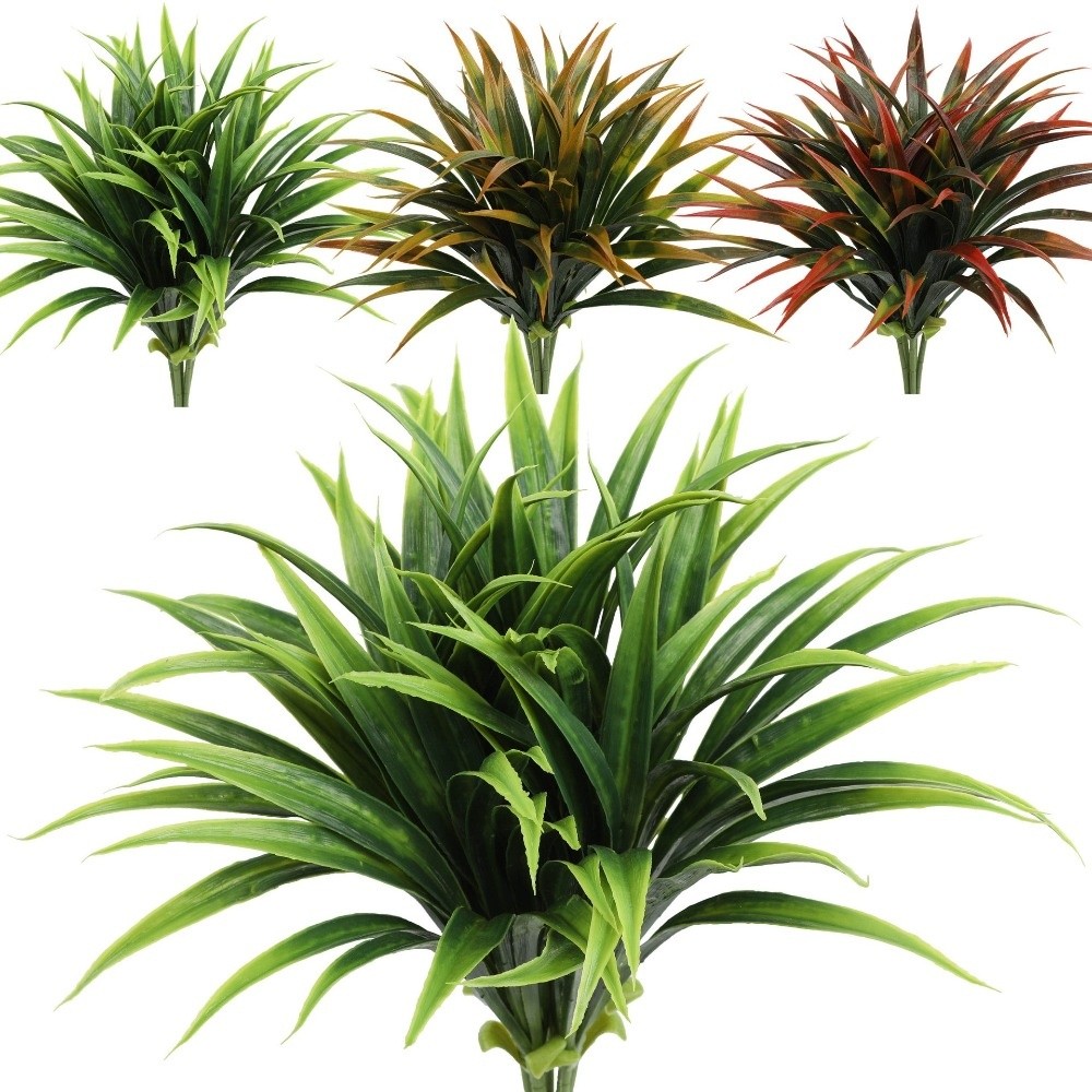 Spider Plant Hanging - Realistic 42cm Artificial Orchid Leaves DIY