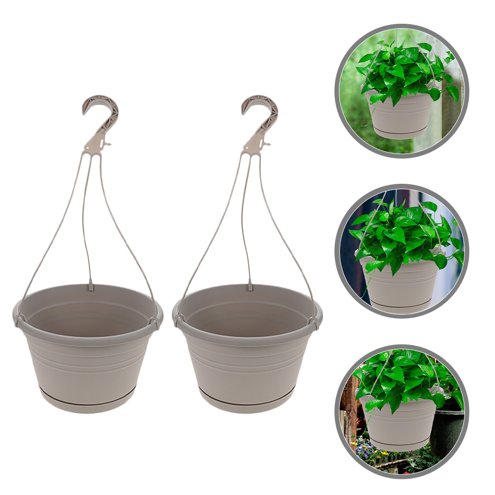 2pcs Hanging Planter Plastic F - đánh giá và giá Spider Plant Hanging