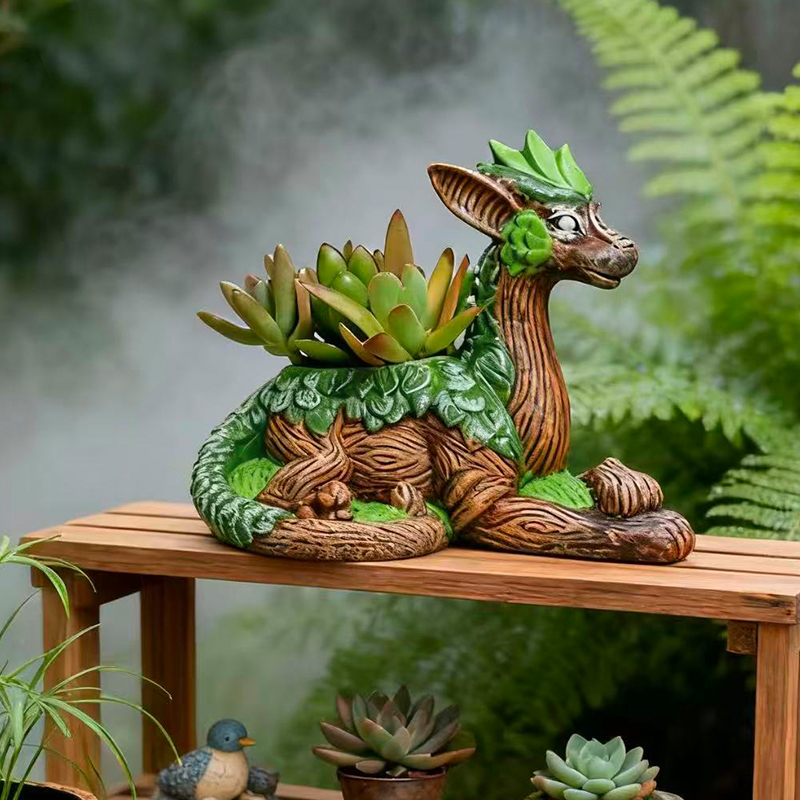 Creative Dragon Tree Flower Po - đánh giá và giá Echeveria Succulent