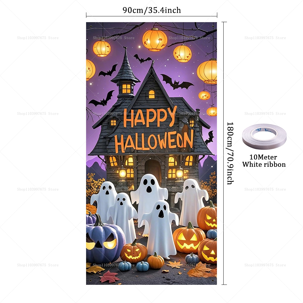Happy Halloween Door Banner Ev - đánh giá và giá Spider Plant Hanging