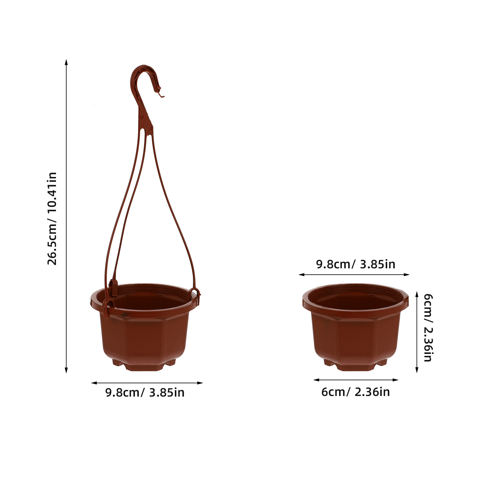 6Sets Hanging Flowerpot Creati - đánh giá và giá Spider Plant Hanging