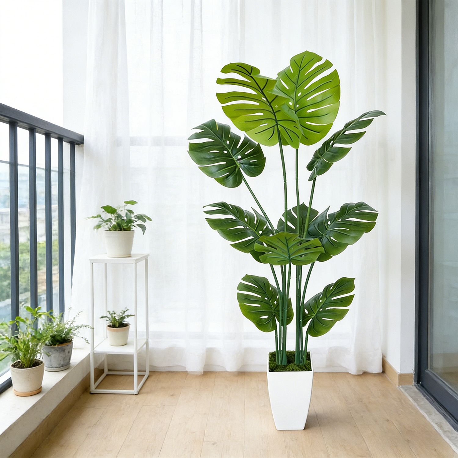 140Cm/4.6Ft Artificial Monster - đánh giá và giá Dracaena Marginata