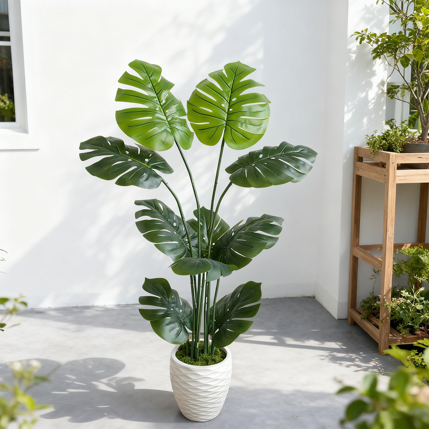 140Cm/4.6Ft Artificial Monster - đánh giá và giá Dracaena Marginata