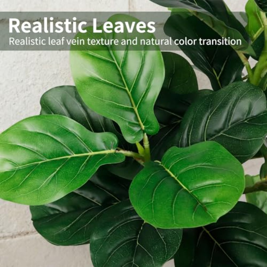 5Feet Artificial Fiddle Leaf F - đánh giá và giá Ficus Lyrata Tree