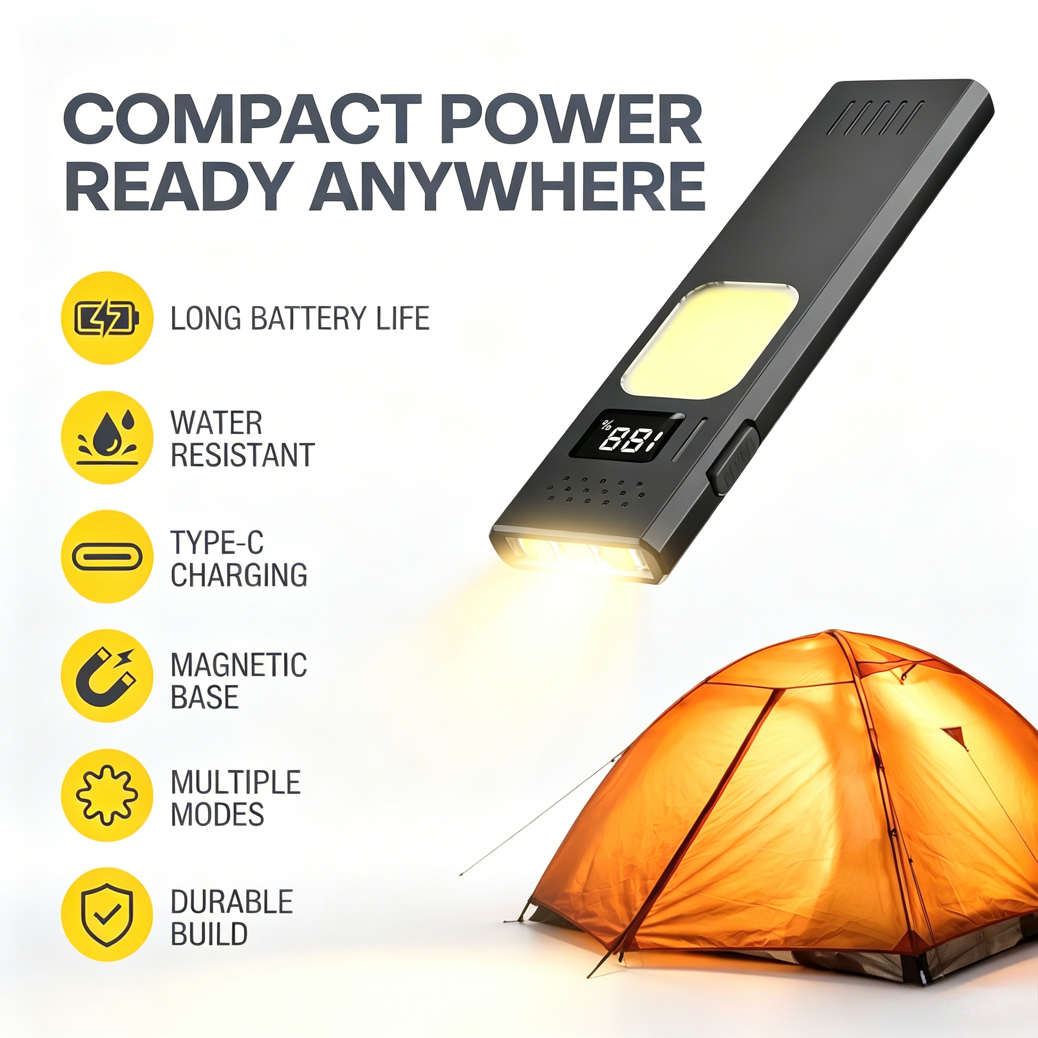 Portable Magnetic Flashlight w - đánh giá và giá Aglaonema Red