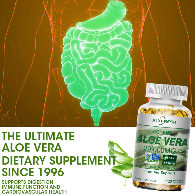 Aloe Vera Capsules Improve Dig - đánh giá và giá Aloe Vera Pot