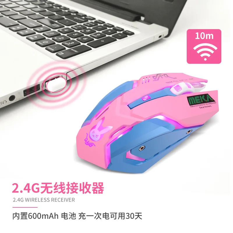 Wireless Mouse New Overwatch P - đánh giá và giá Tradescantia Purple