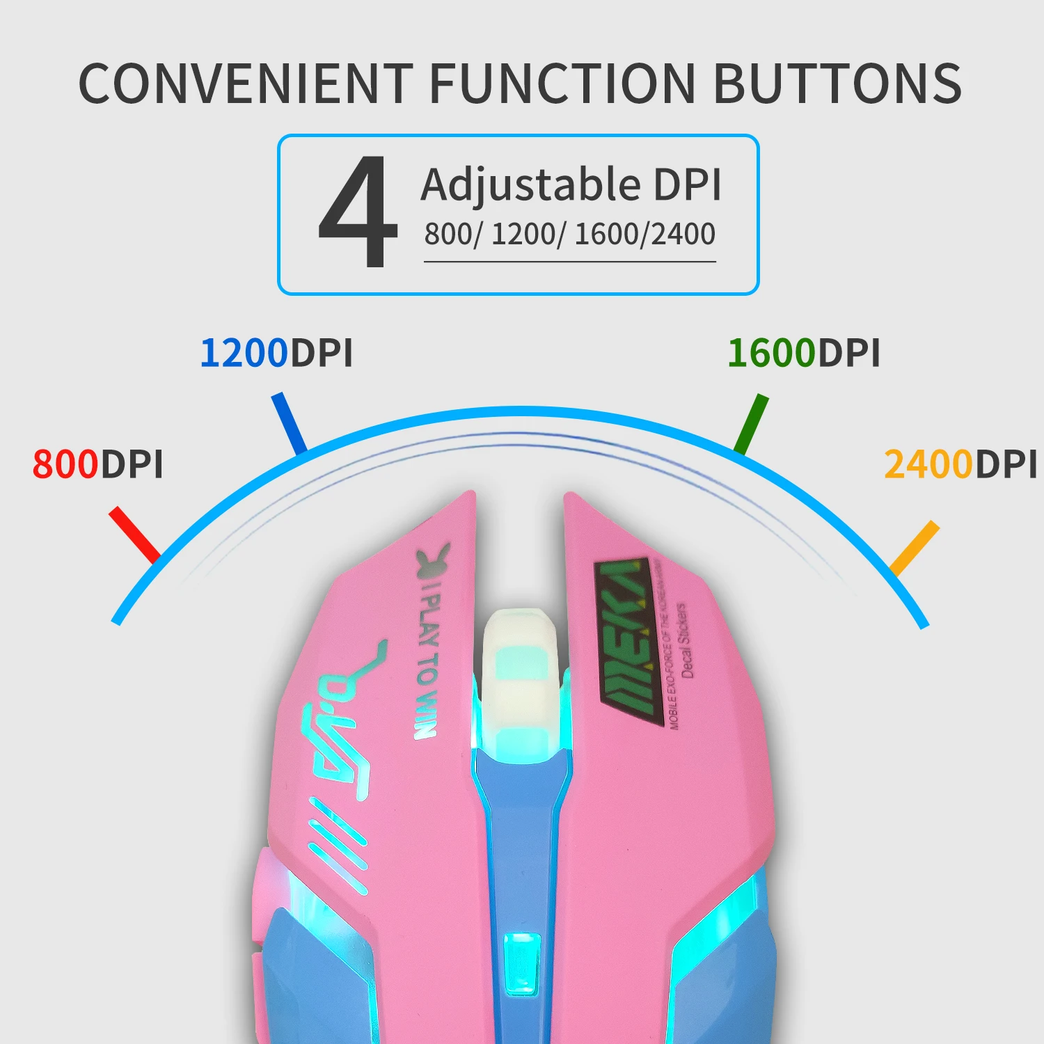 Wireless Mouse New Overwatch P - đánh giá và giá Tradescantia Purple